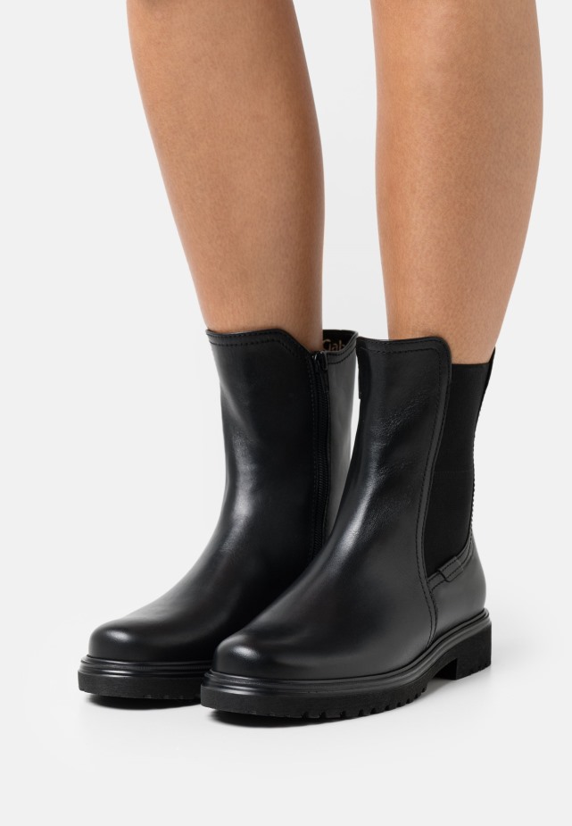 Zwarte Klassieke Enkellaarzen Gabor