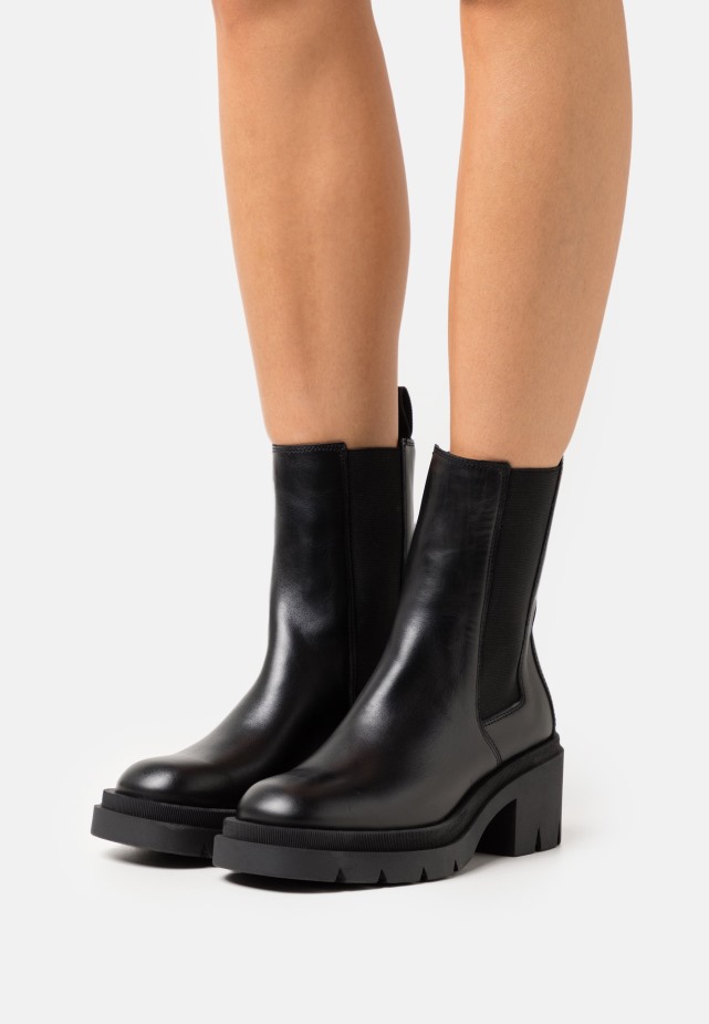 Zwarte Klassieke Enkellaarzen Gabor