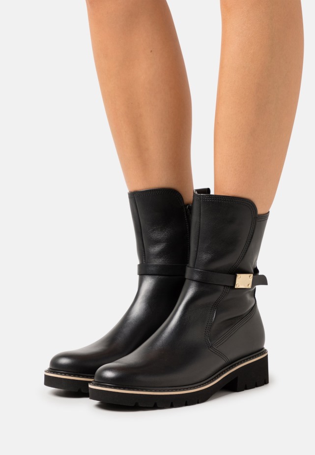 Zwarte Klassieke Enkellaarzen Van Gabor