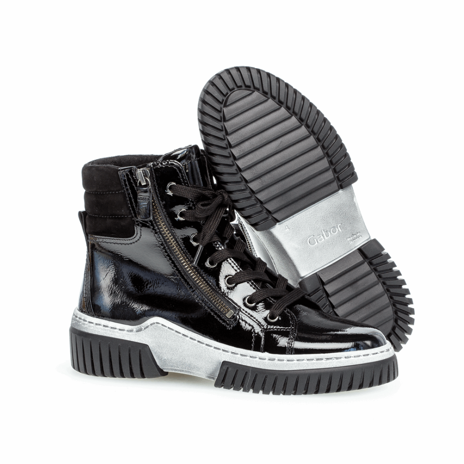 Zwarte Micro Gabor Sneaker Laars