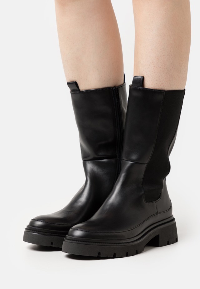 Zwarte Plateaulaarzen Gabor