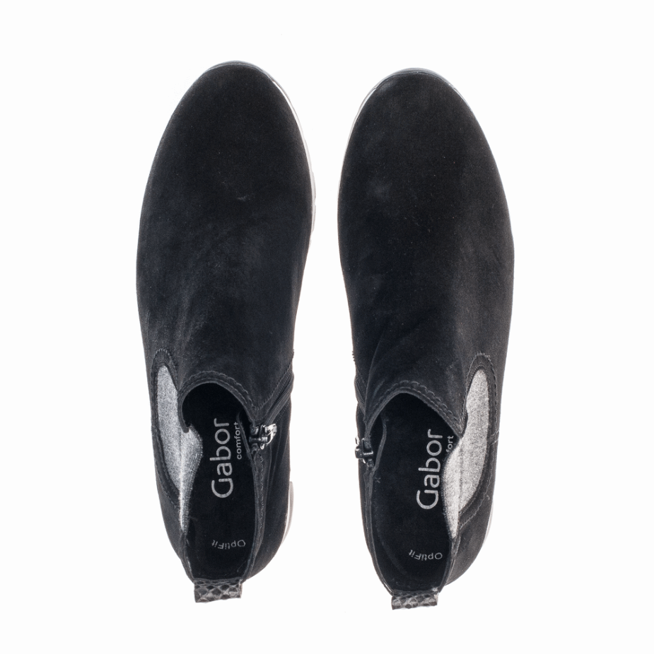Zwarte Sleehak Bootie Gabor