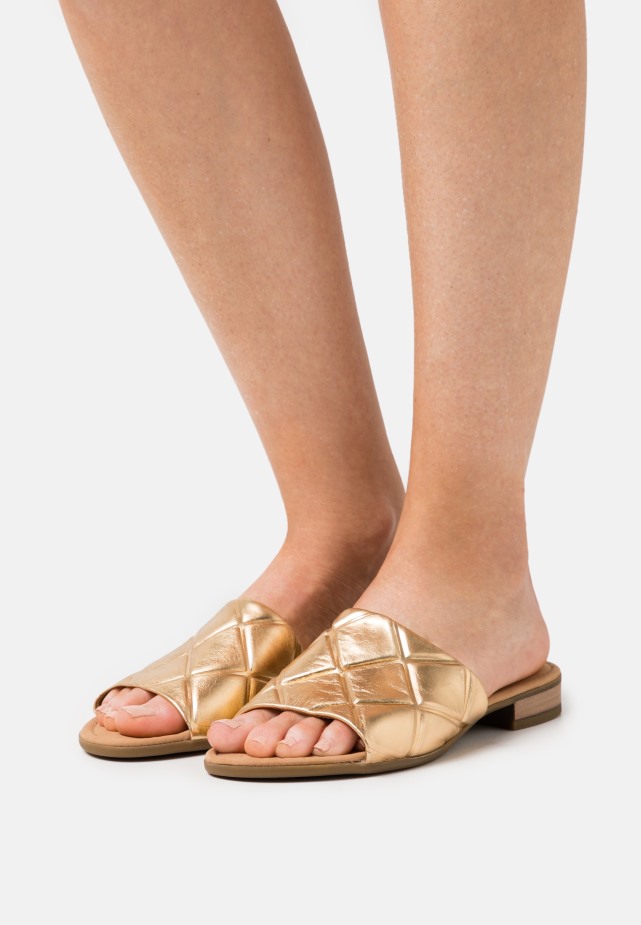 Zwarte T-bar Sandalen Gabor