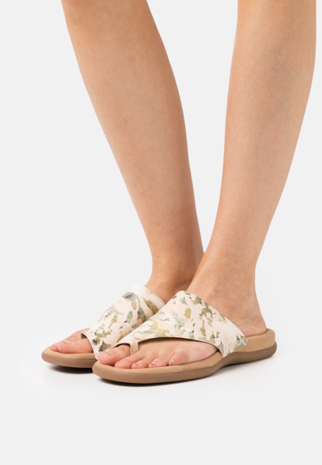 Zwarte T-bar Sandalen Gabor