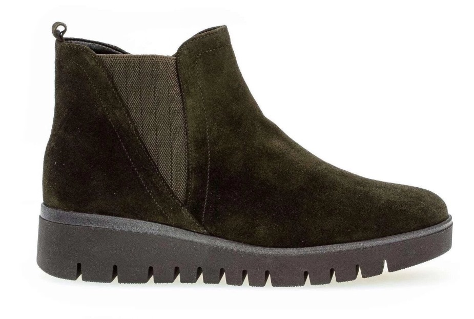 Gabor 32.851-34 - Chelsea Boots Suède Groen