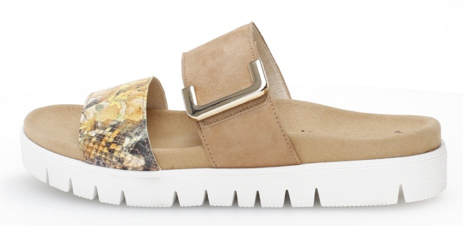 Gabor 43740.50 - Karamel Suède En Slangenprint