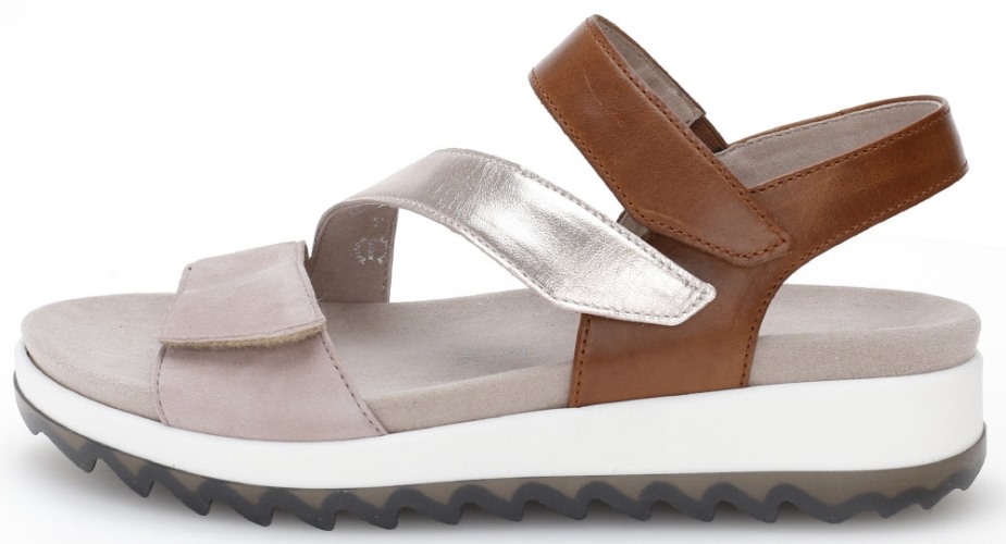 Gabor 46742.54 - Beige Suède En Bruin Leer