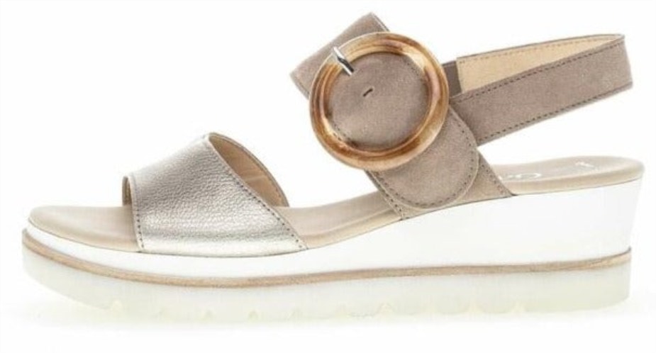 Gabor 84645-62 - Taupe Argent Suède