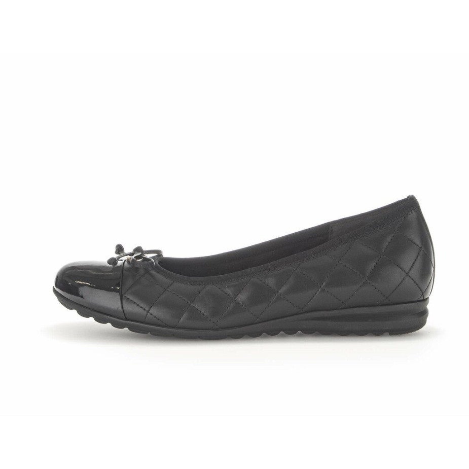 Gabor 92622-57 - Zwart Glad Leer