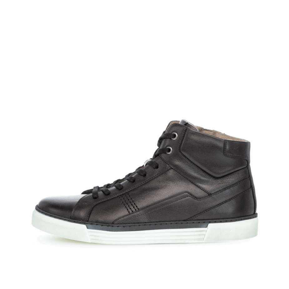 Zwarte Gabor Heren Hoge Sneaker