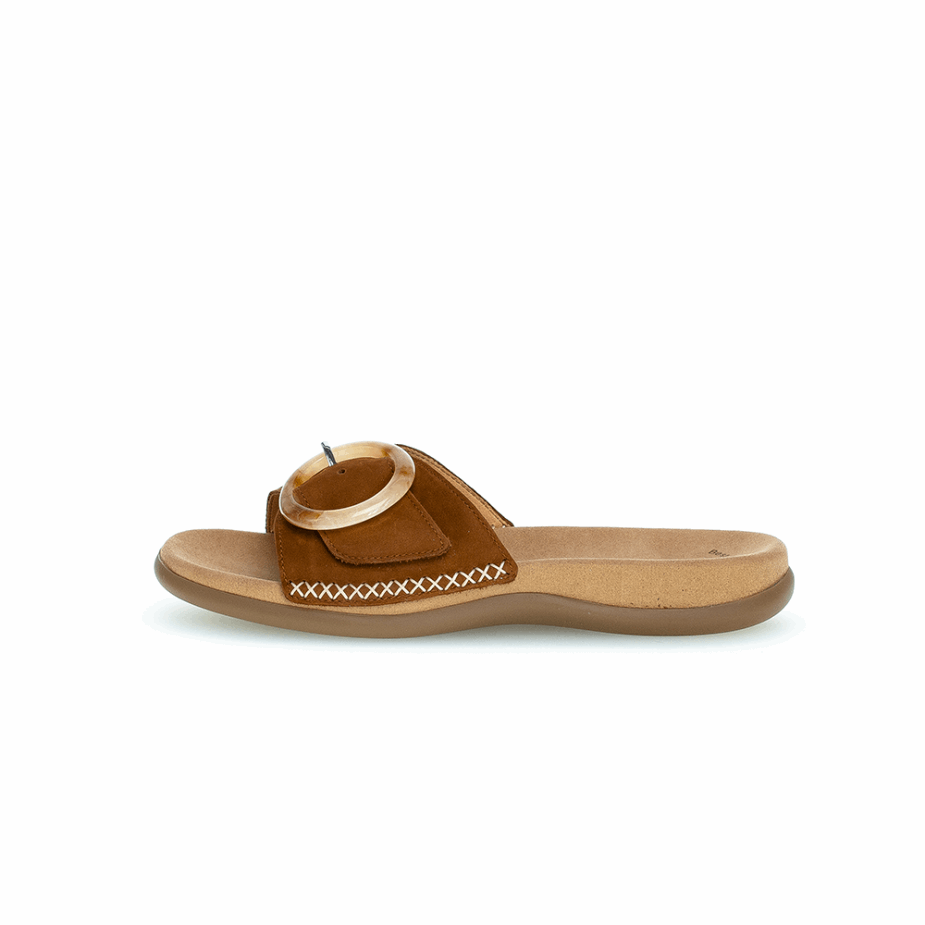Slipon Sandaal Cognac Gabor