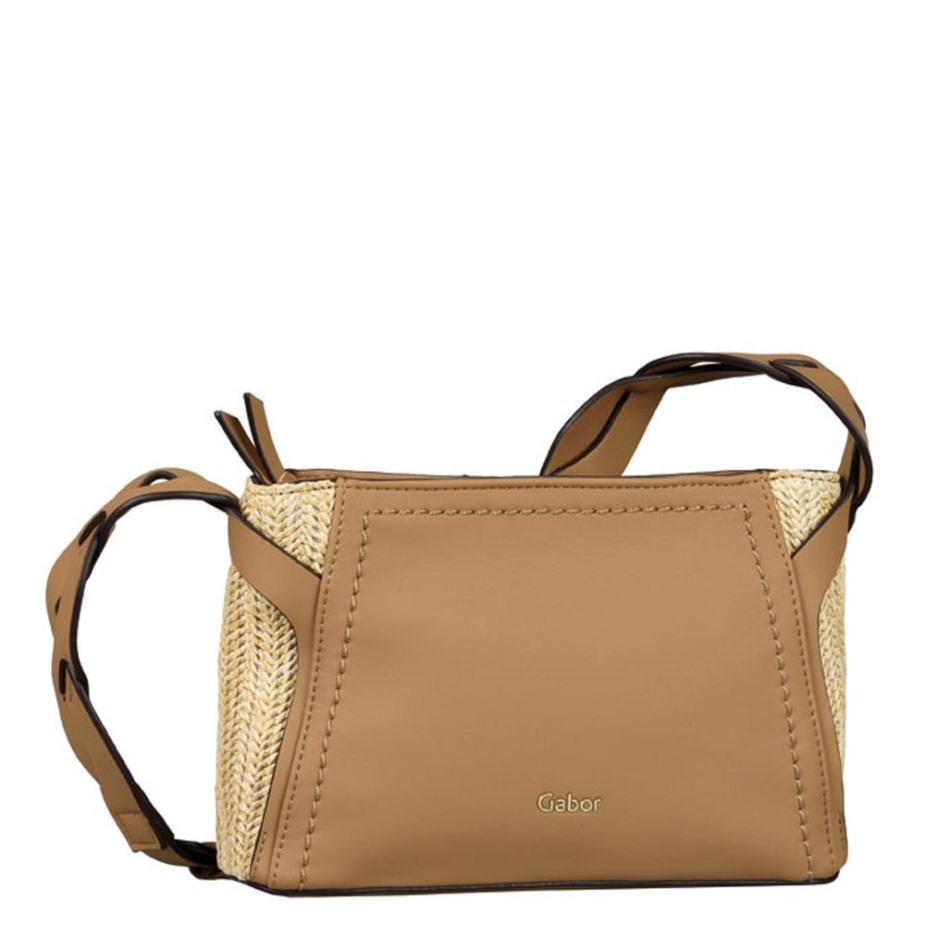 Beige Tan Carlotta Dames Messenger Handtas Gabor