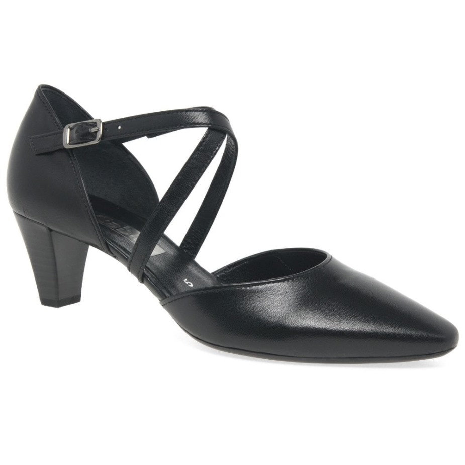 Callow Moderne Pumps Met Gekruiste Bandjes Zwart Gabor Voor Dames