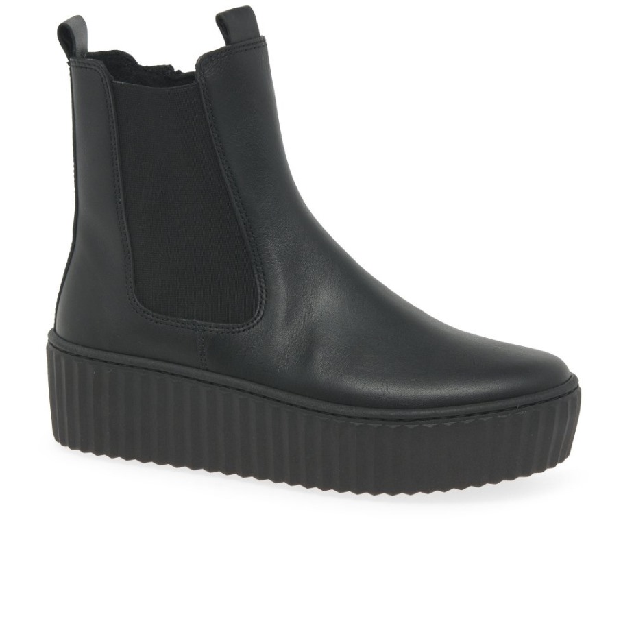 December Dames Chelsea Boots Gabor Zwart
