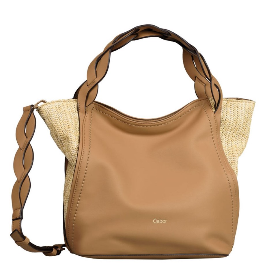 Gabor Carlotta Dames Schoudertas Beige Tan