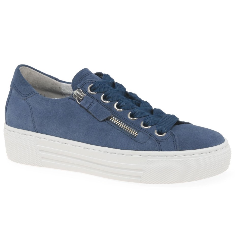 Gabor Jeans Suède Campus Damessneakers