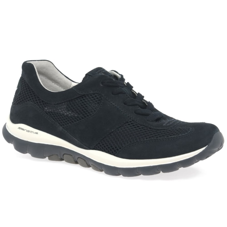 Helen Dames Sportschoenen Gabor Nachtblauw Nubuck