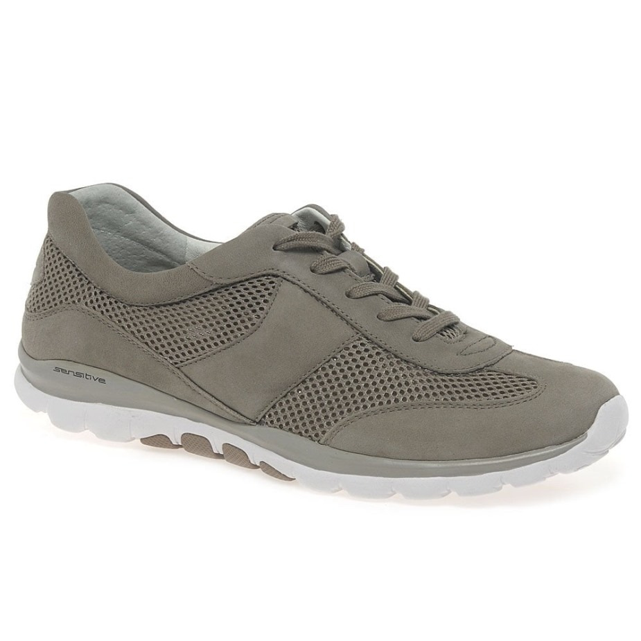 Visone Nubuck Helen Sportschoenen Voor Dames Gabor